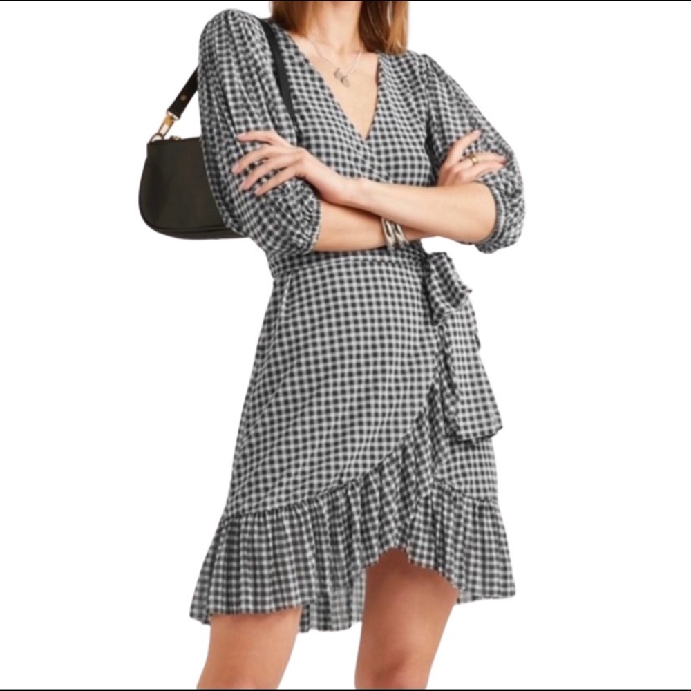 GANNI WRAP DRESS SIZE 40